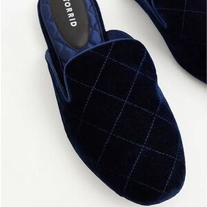 Torrid Quilted Navy Blue Slippers